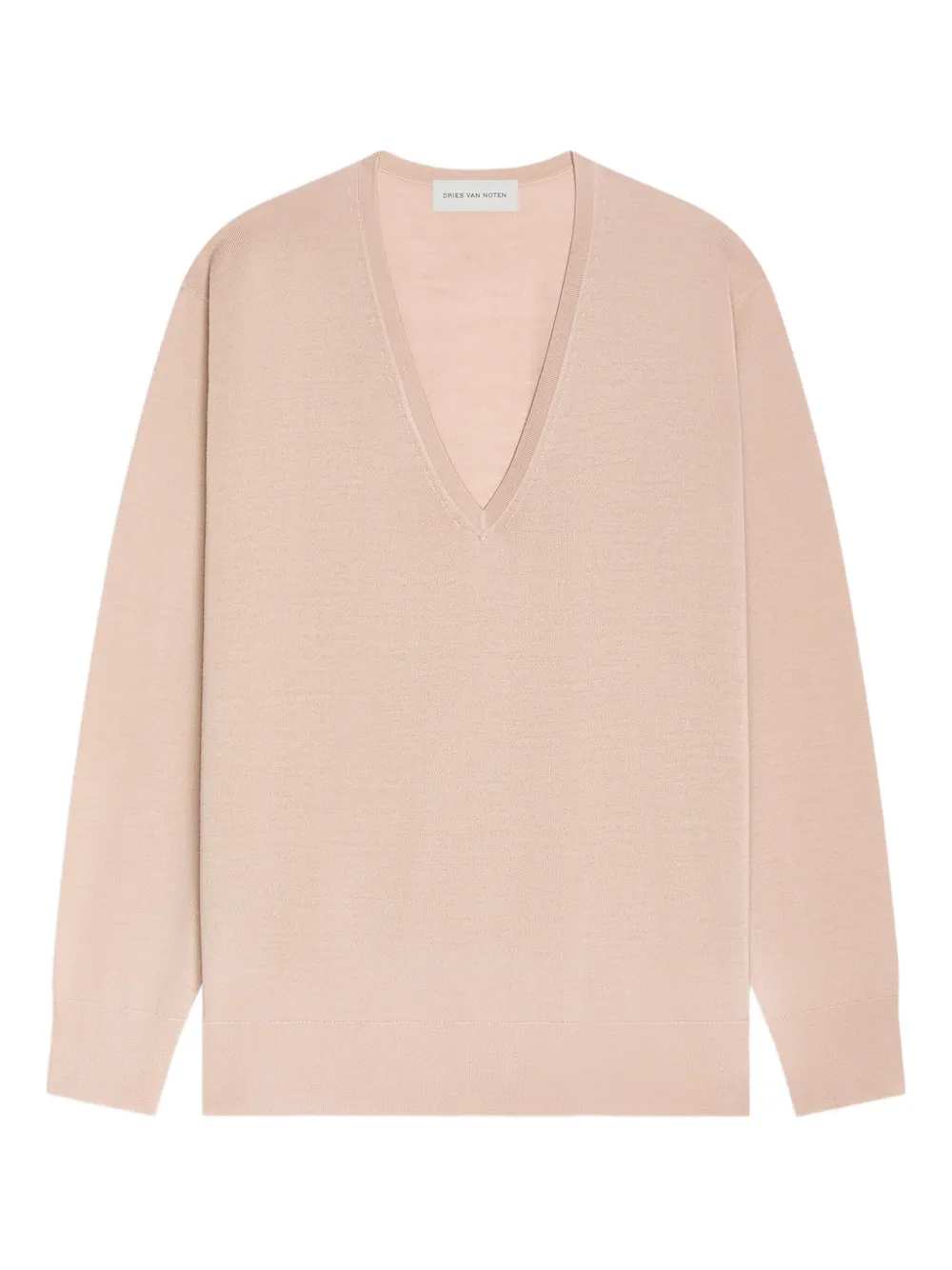 Свитер с V-образным вырезом DRIES VAN NOTEN, нейтральный
Свитер с V-образным вырезом DRIES VAN NOTEN, нейтральный