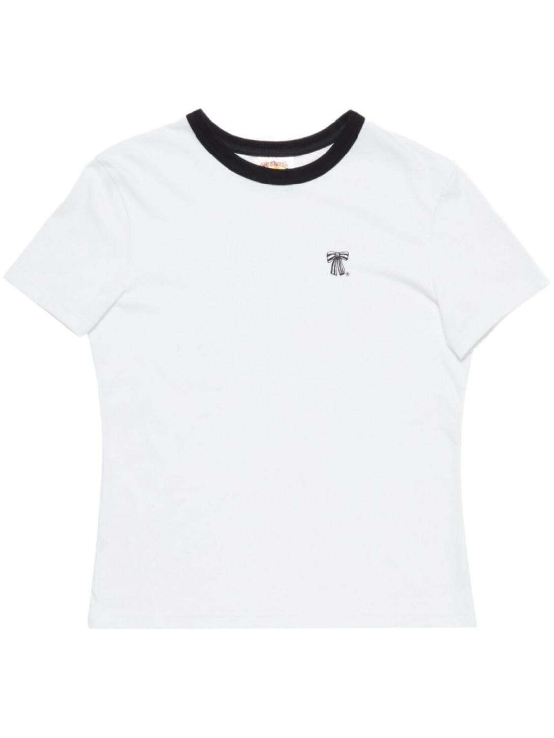 Футболка с бантиком Acne Studios, белый 
Футболка с бантиком Acne Studios, белый