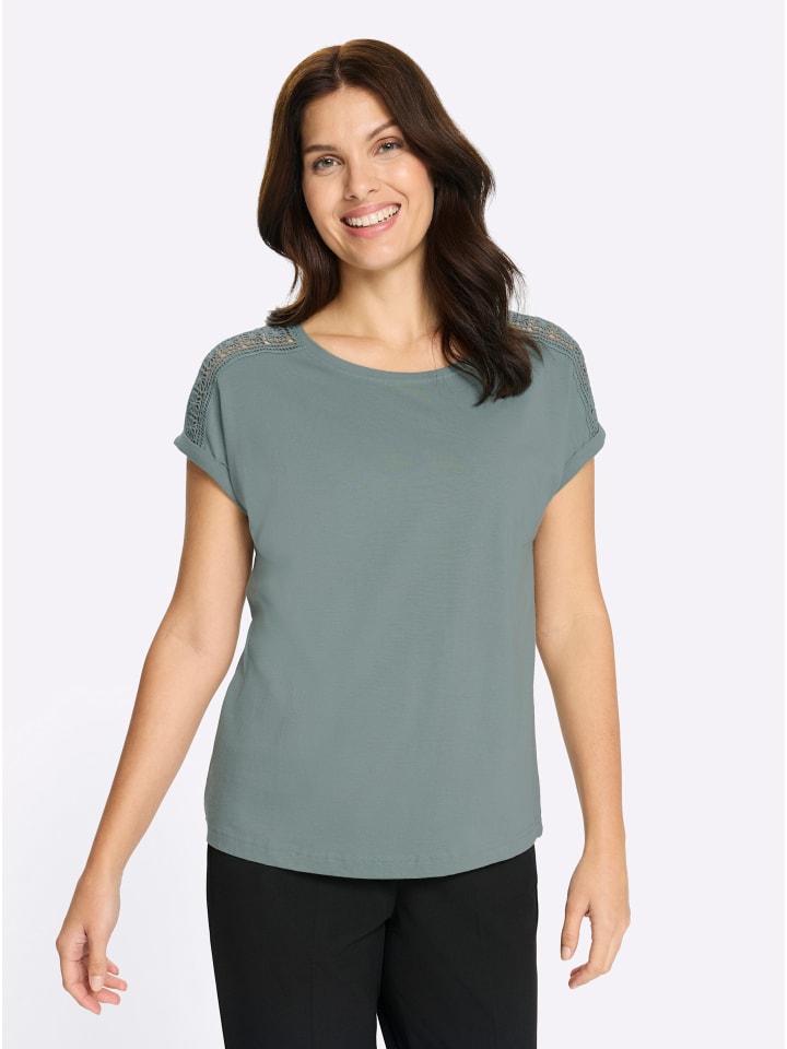 Рубашка с круглым вырезом цвета нефрита Sieh an!
Рубашка с круглым вырезом цвета нефрита Sieh an!