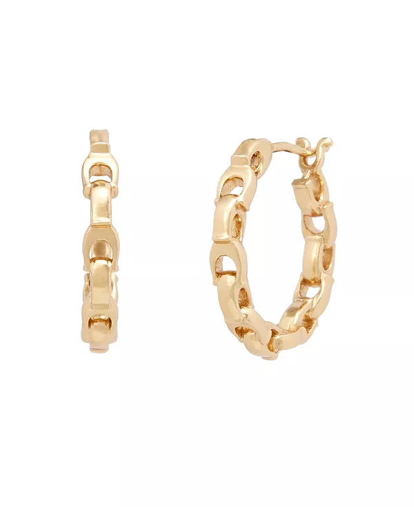 Фирменные серьги-кольца Coach, gold
Фирменные серьги-кольца Coach, gold