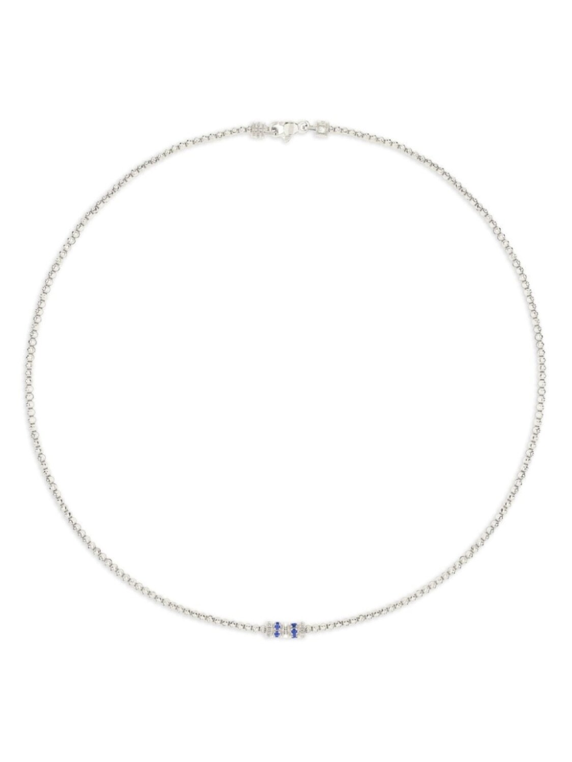 Колье Moon из белого золота с бриллиантами Officina Bernardi, серебряный
Колье Moon из белого золота с бриллиантами Officina Bernardi, серебряный