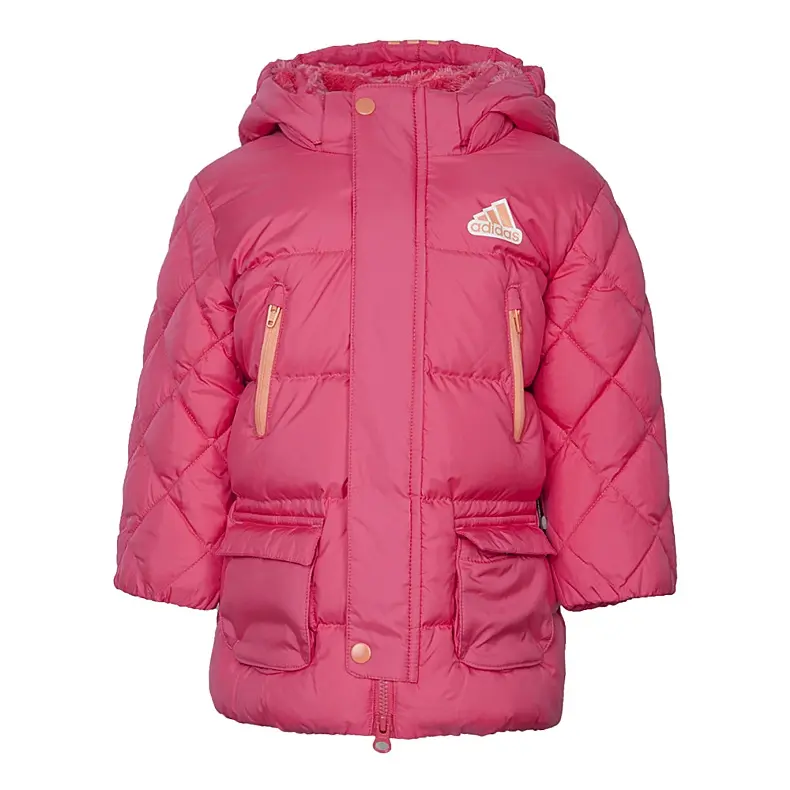 Adidas Розовая пуховая куртка для младенцев и малышей
Adidas Розовая пуховая куртка для младенцев и малышей
