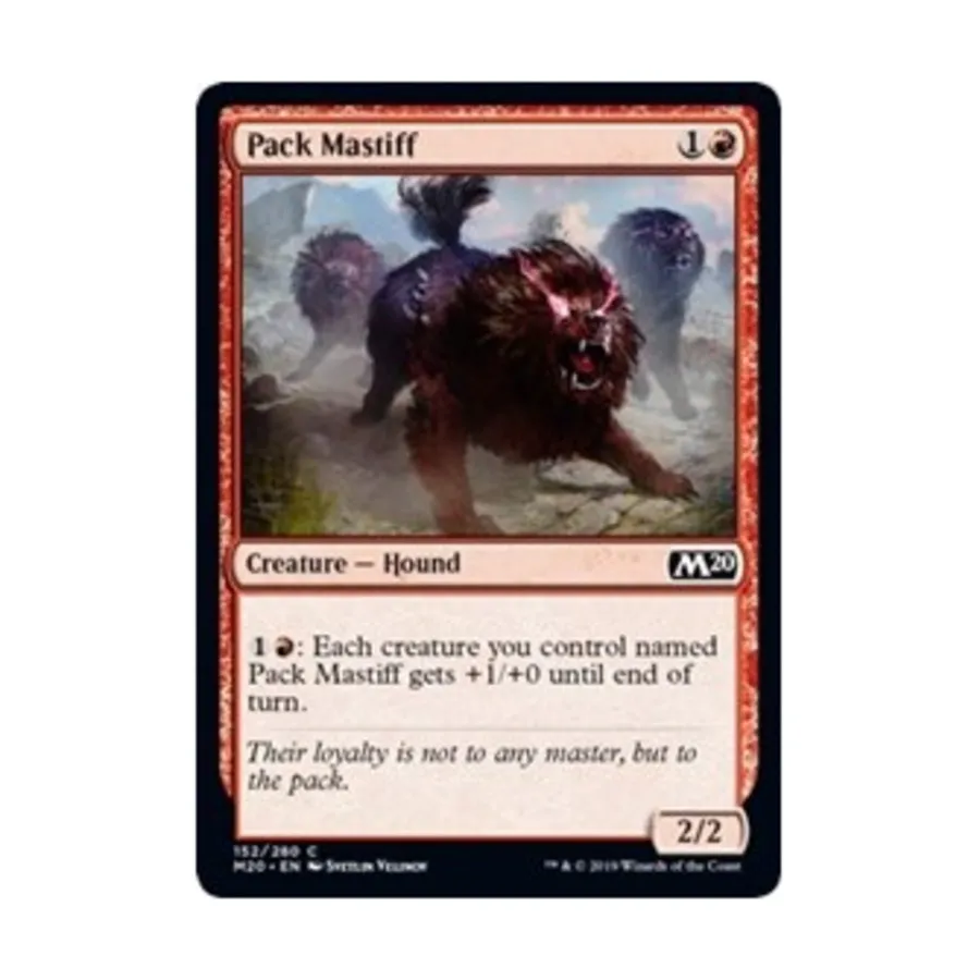 CCG Стая мастифов (С), MTG - Core Set 2020
CCG Стая мастифов (С), MTG - Core Set 2020