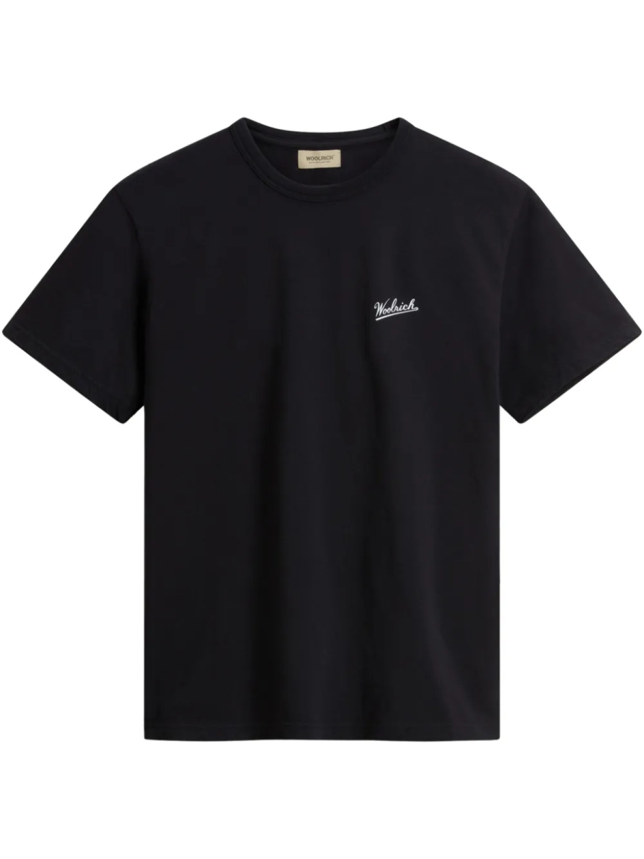 Футболка с логотипом Woolrich, черный 
Футболка с логотипом Woolrich, черный