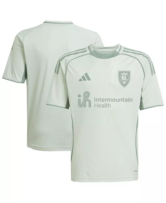 Светло-зелёная предматчевая майка «Реал Солт-Лейк» 2025 года для больших мальчиков и девочек One Planet adidas
Светло-зелёная предматчевая майка «Реал Солт-Лейк» 2025 года для больших мальчиков и девочек One Planet adidas