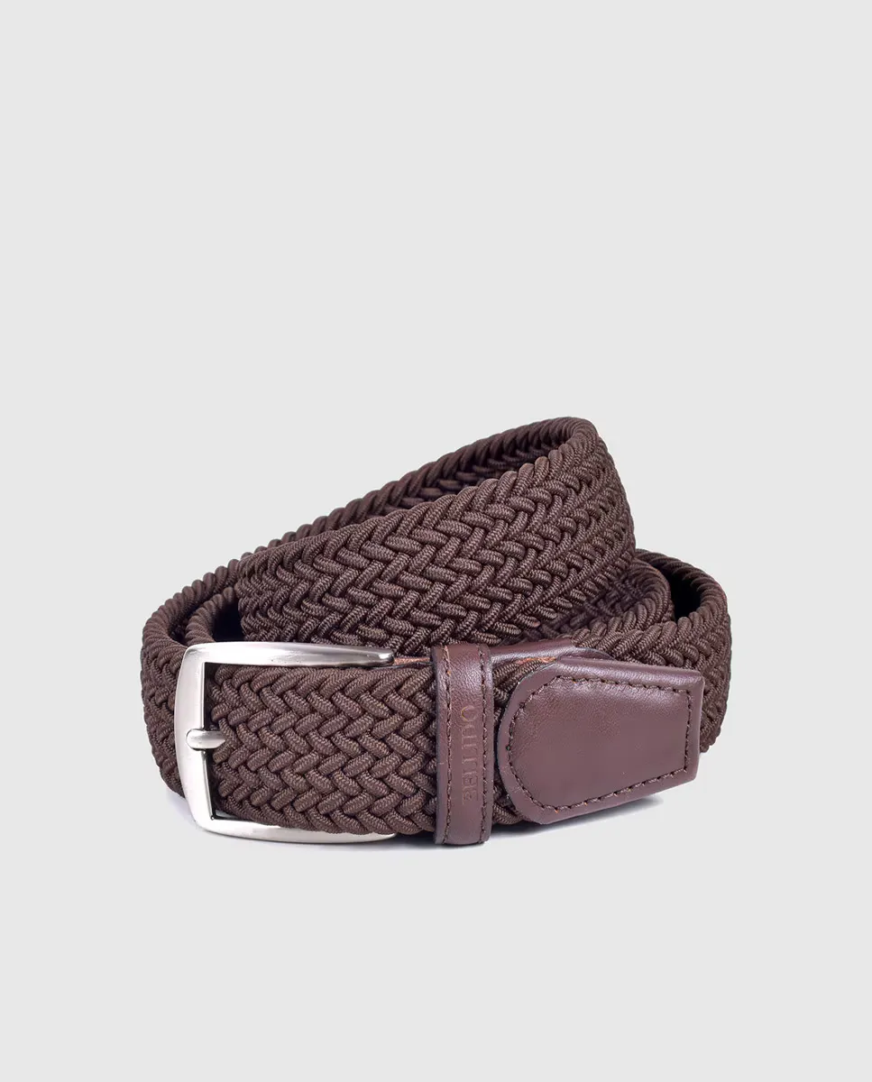 Эластичный плетеный ремень с простой коробкой Miguel Bellido, черный
Эластичный плетеный ремень с простой коробкой Miguel Bellido, черный