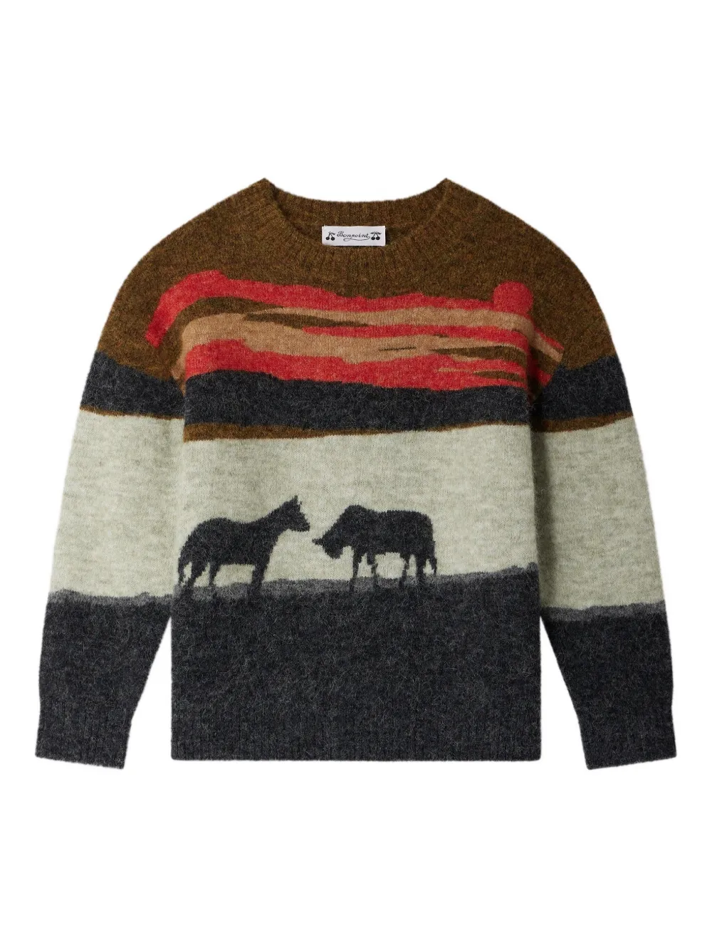 Шерстяной свитер Javier с принтом Bonpoint, коричневый
Шерстяной свитер Javier с принтом Bonpoint, коричневый