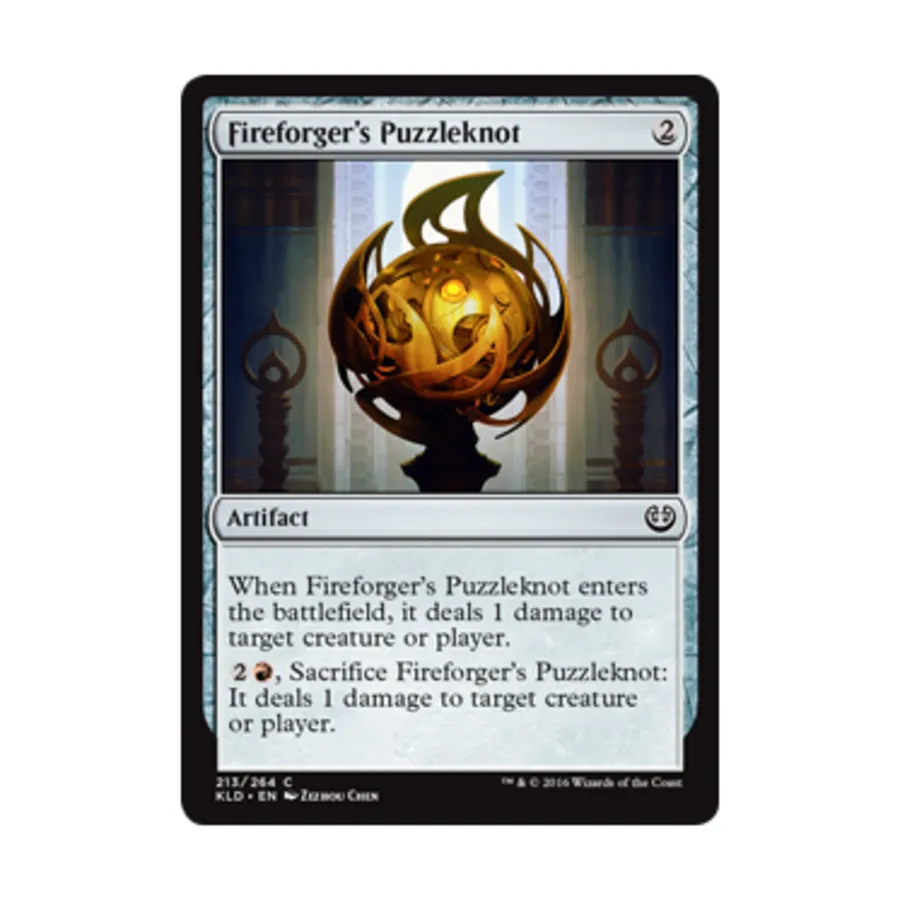 CCG Узел-головоломка огнефорца (С), MTG - Kaladesh
CCG Узел-головоломка огнефорца (С), MTG - Kaladesh