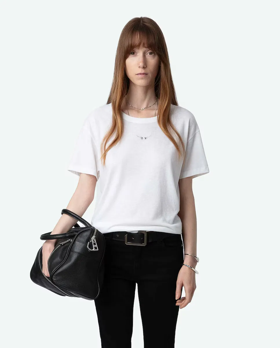 Женская футболка Marta Wings с короткими рукавами и стразами Zadig & Voltaire, белый
Женская футболка Marta Wings с короткими рукавами и стразами Zadig & Voltaire, белый