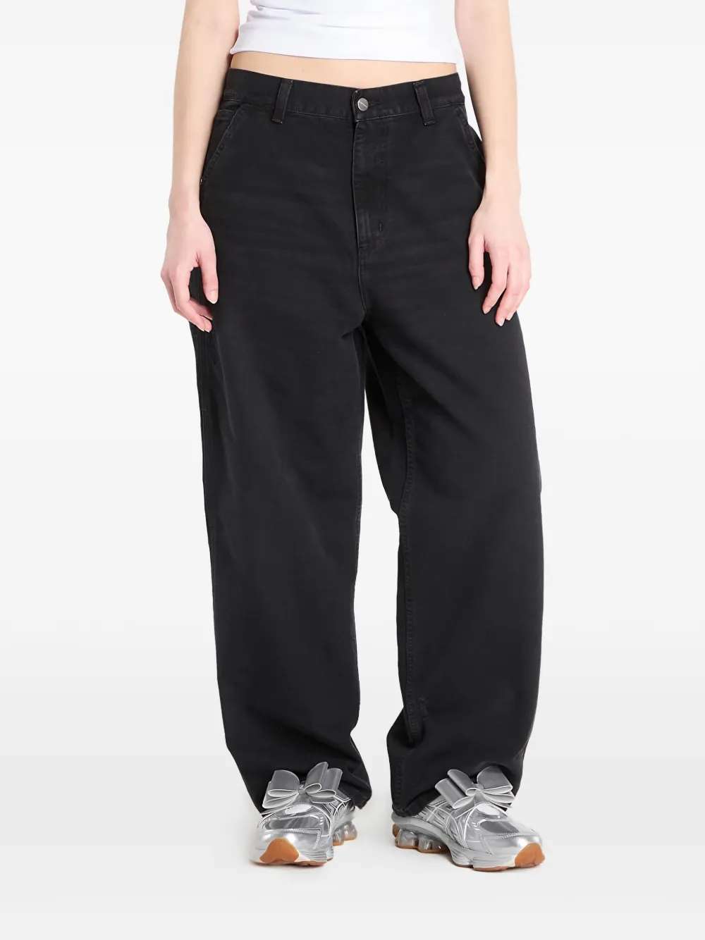Брюки Brandon с одной складкой на колене Carhartt Wip, черный
Брюки Brandon с одной складкой на колене Carhartt Wip, черный
