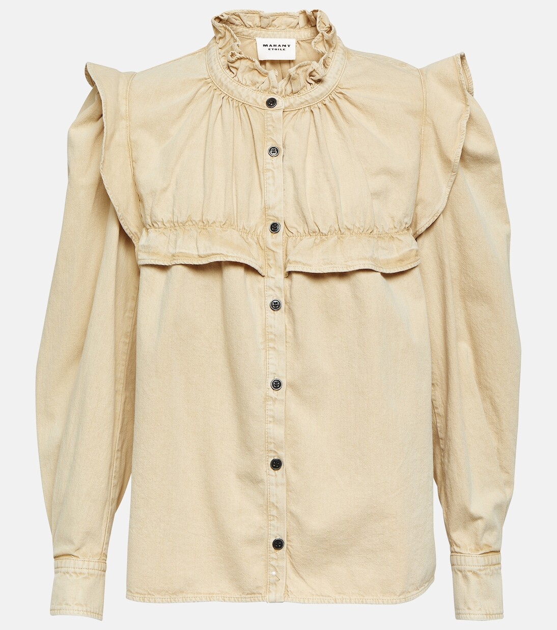 Джинсовый топ idety Marant Etoile, коричневый
Джинсовый топ idety Marant Etoile, коричневый