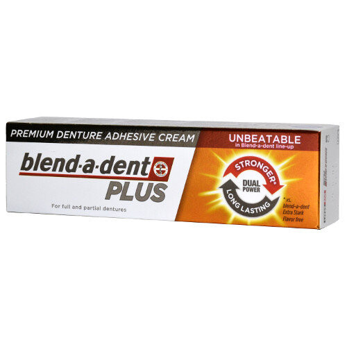 Клей для зубных протезов, 40 г Blend-a-dent, Plus Dual Power
Клей для зубных протезов, 40 г Blend-a-dent, Plus Dual Power