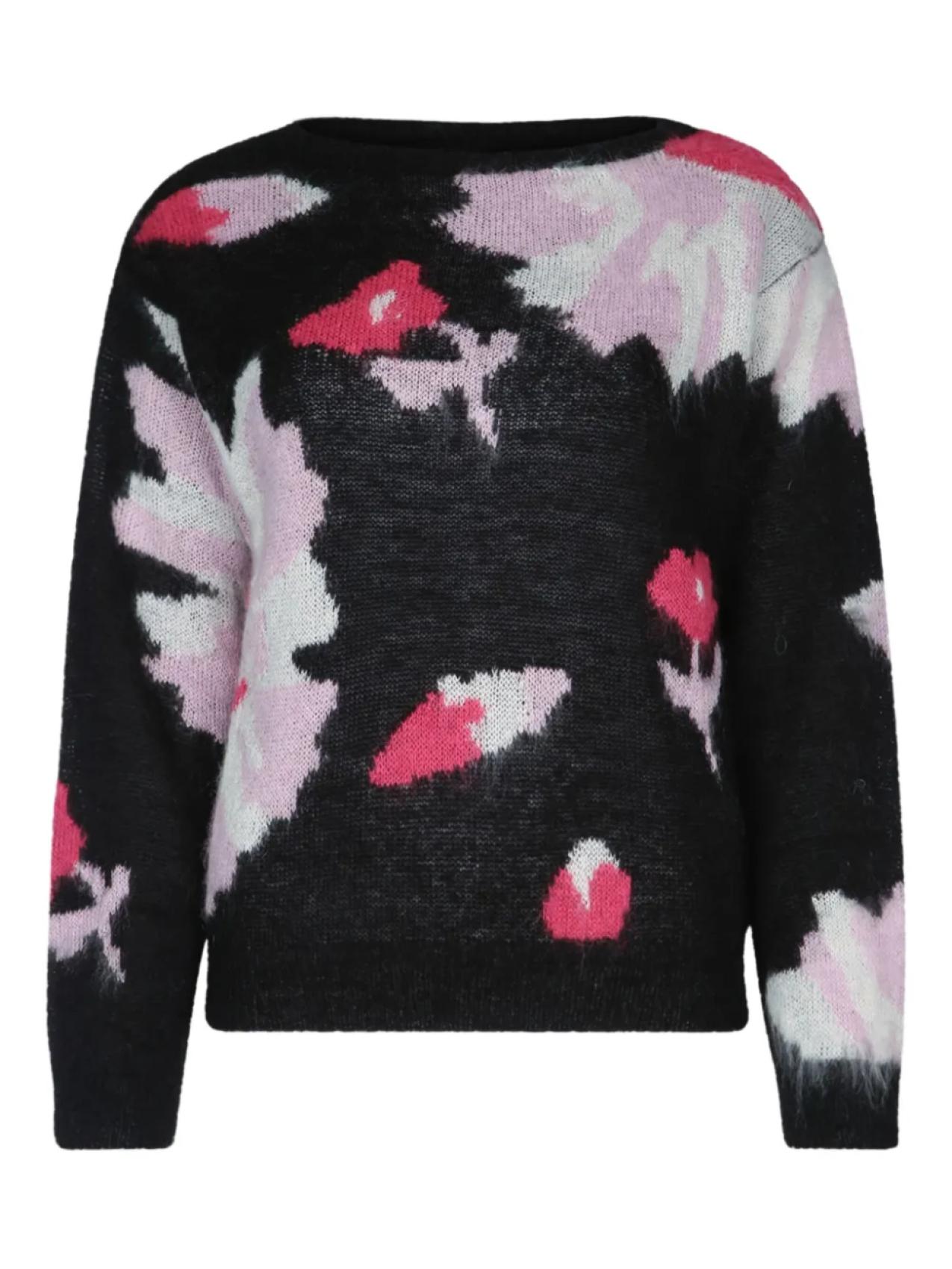 Свитер с цветочным узором и интарсией I BLUES, черный
Свитер с цветочным узором и интарсией I BLUES, черный