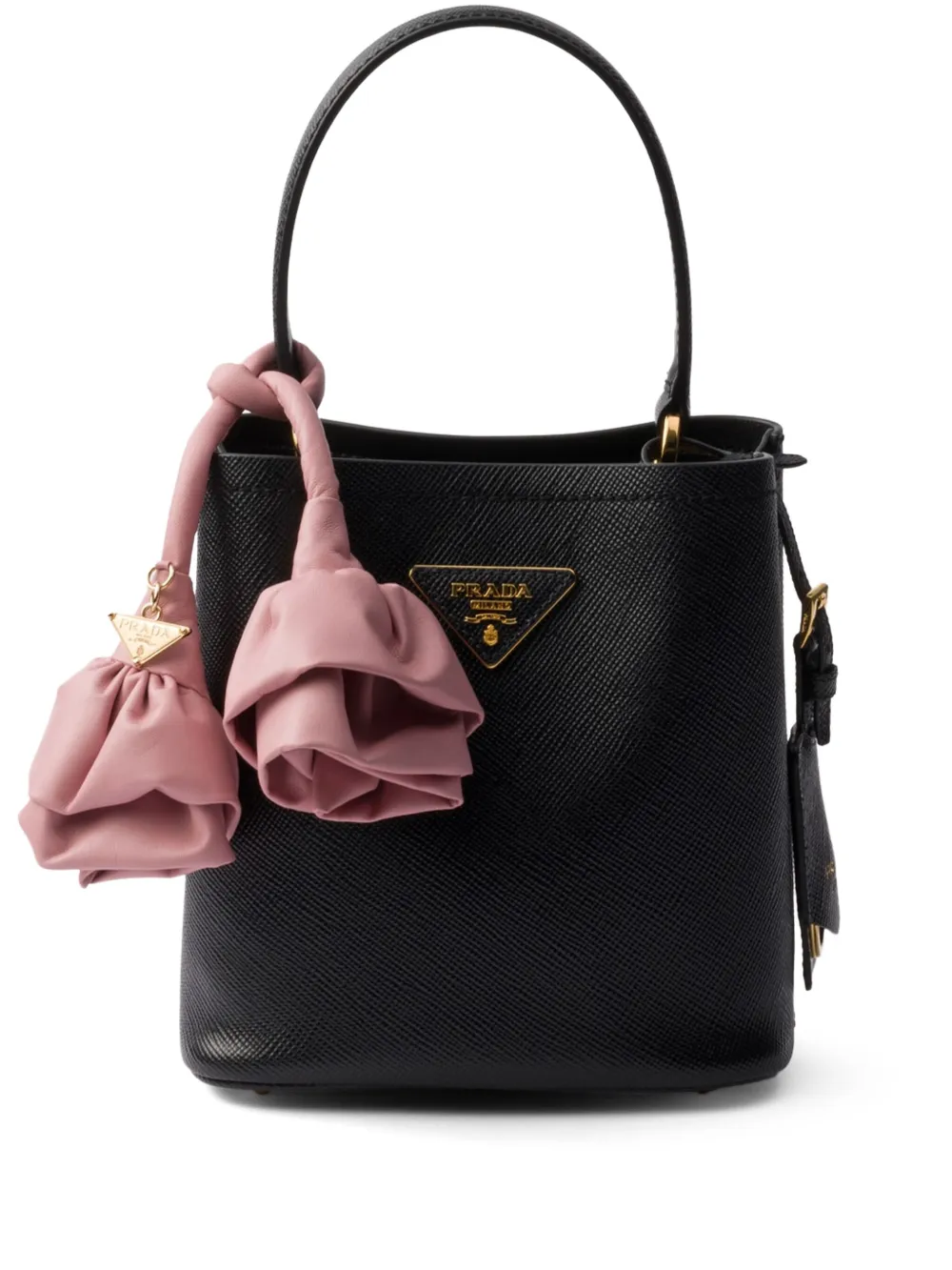 Мини-сумка Panier Saffiano Prada, черный
Мини-сумка Panier Saffiano Prada, черный