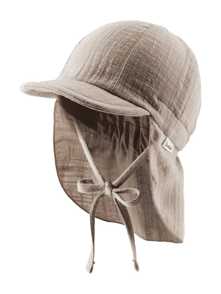 Sterntaler Бейсболка с защитой шеи, однотонная, бежевого цвета
Sterntaler Бейсболка с защитой шеи, однотонная, бежевого цвета