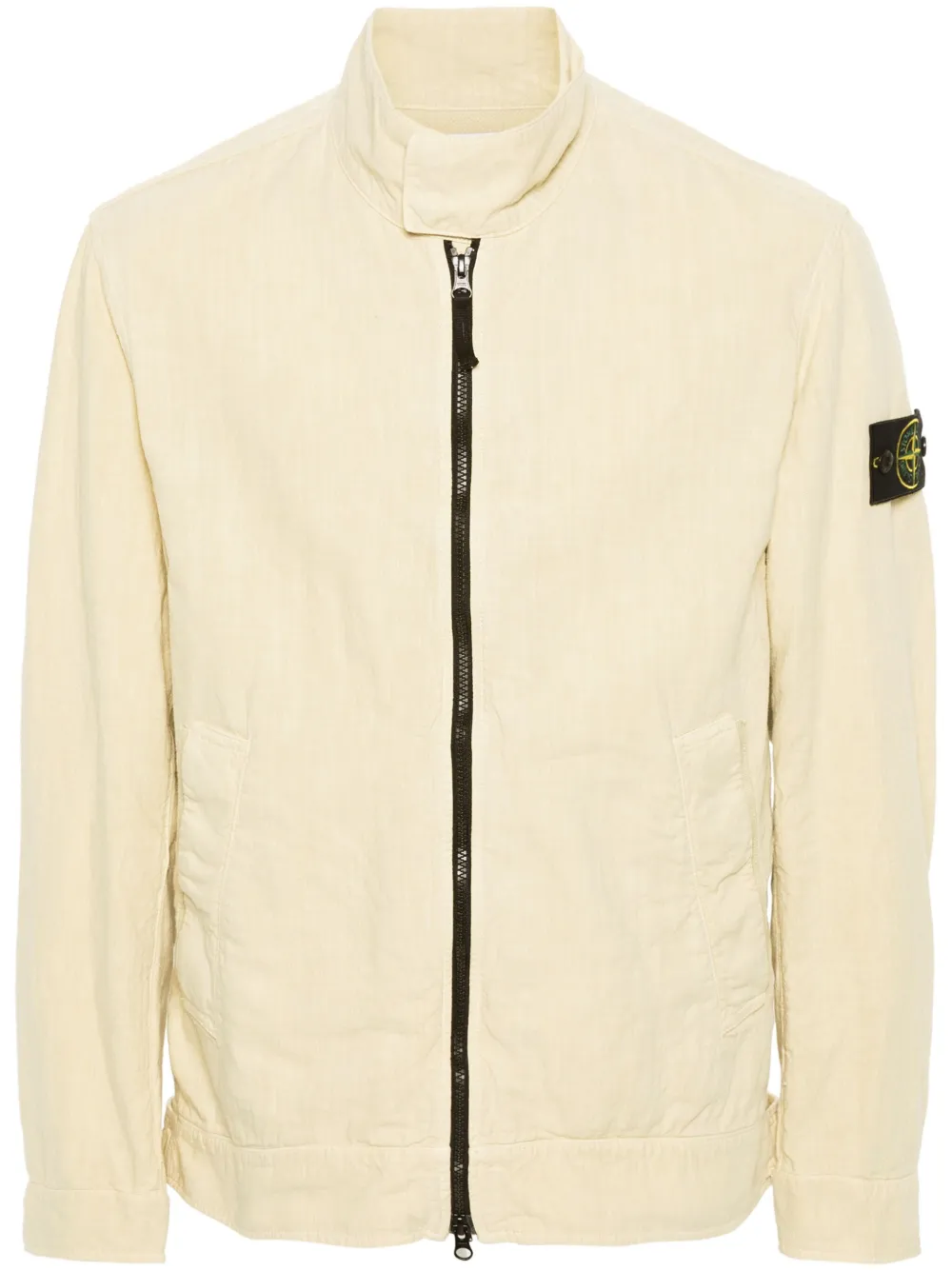 Куртка с нашивкой Compass Stone Island, нейтральный 
Куртка с нашивкой Compass Stone Island, нейтральный