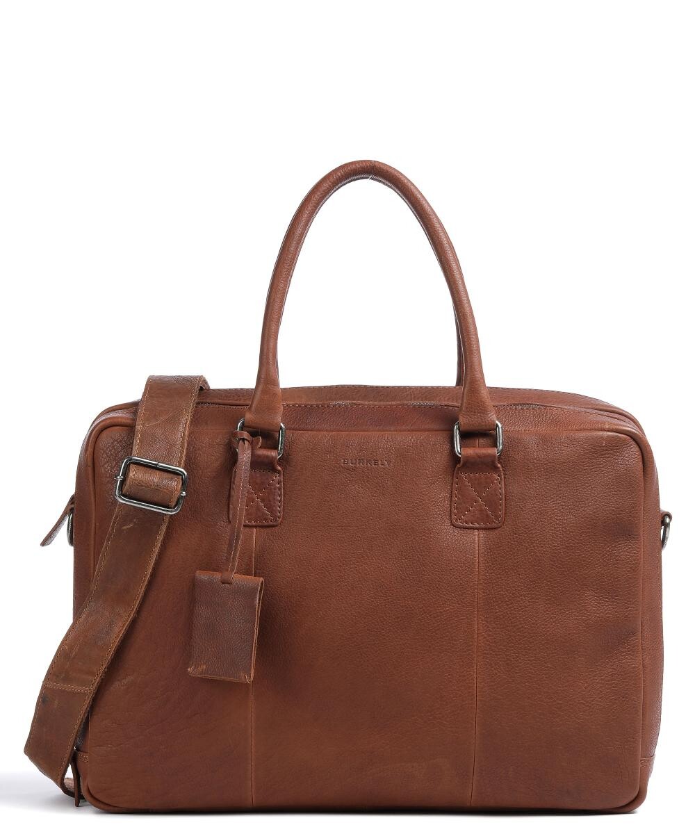 Антикварный портфель Avery 15 дюймов из зерненой кожи Burkely, коричневый 
Антикварный портфель Avery 15 дюймов из зерненой кожи Burkely, коричневый