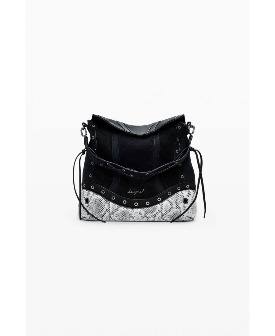 Женский рюкзак-трансформер среднего размера со змеиным принтом Desigual, Black
Женский рюкзак-трансформер среднего размера со змеиным принтом Desigual, Black