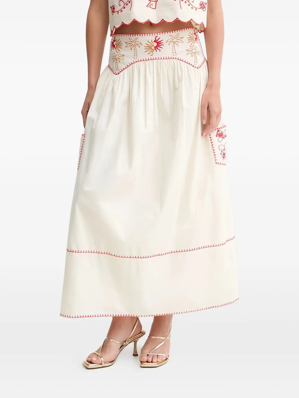 Миди-юбка Pollenca с вышивкой Never Fully Dressed, белый
Миди-юбка Pollenca с вышивкой Never Fully Dressed, белый