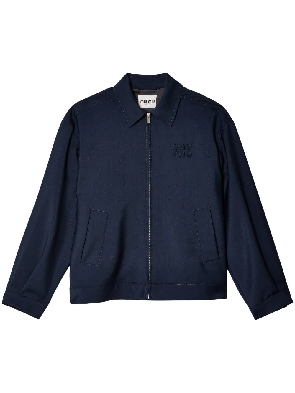 Куртка Blouson с вышитым логотипом Miu Miu, синий
Куртка Blouson с вышитым логотипом Miu Miu, синий