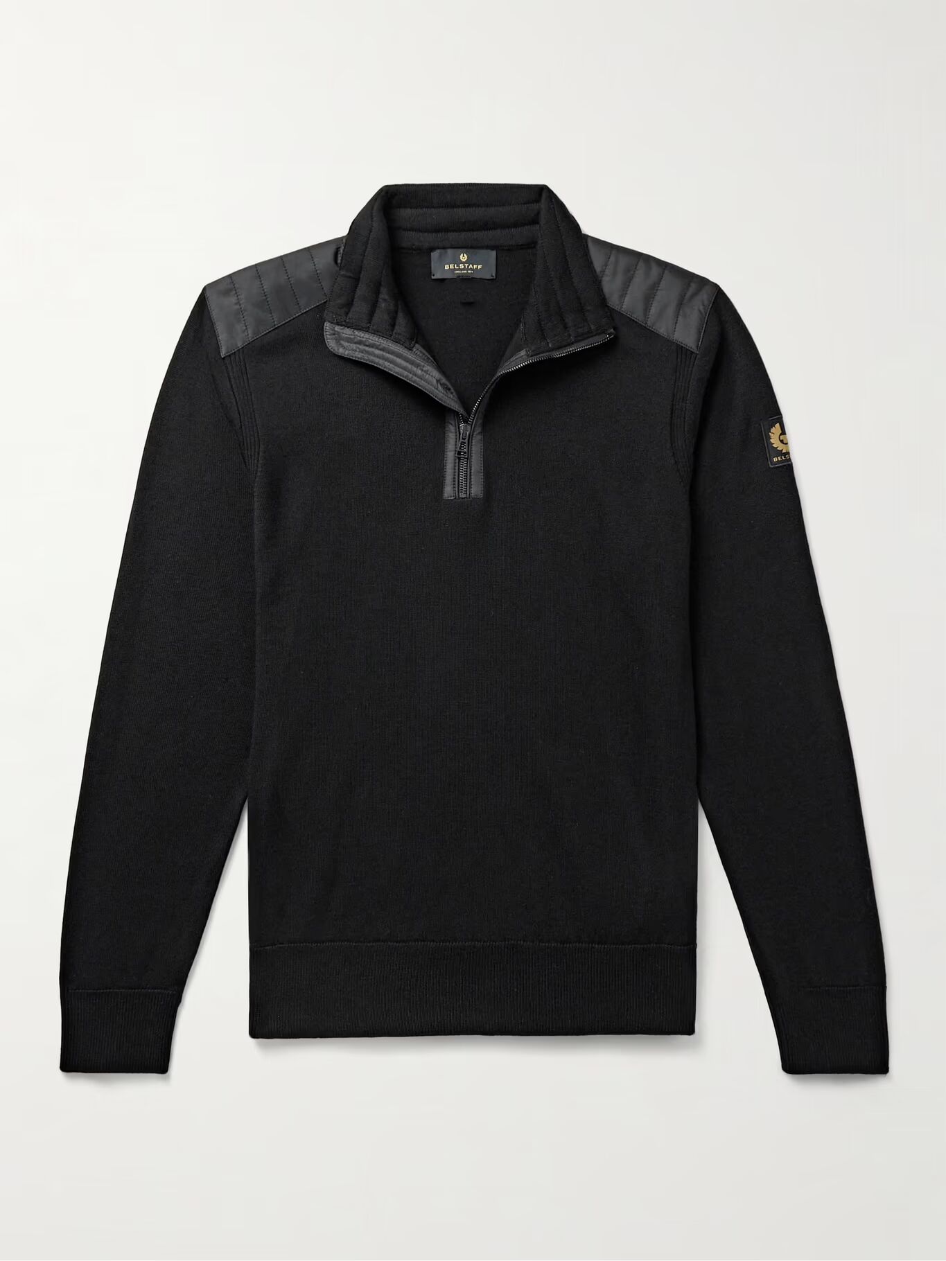 Шерстяной свитер с отделкой из ракушек Kilmington на молнии наполовину BELSTAFF, черный
Шерстяной свитер с отделкой из ракушек Kilmington на молнии наполовину BELSTAFF, черный
