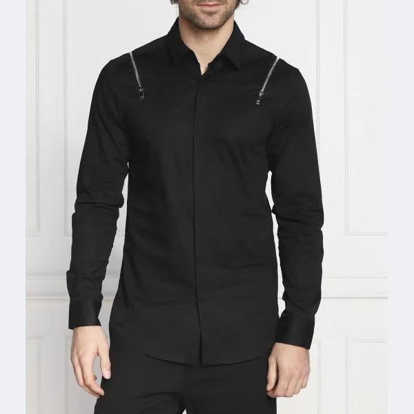 Рубашка стандартного кроя Les Hommes, черный
Рубашка стандартного кроя Les Hommes, черный