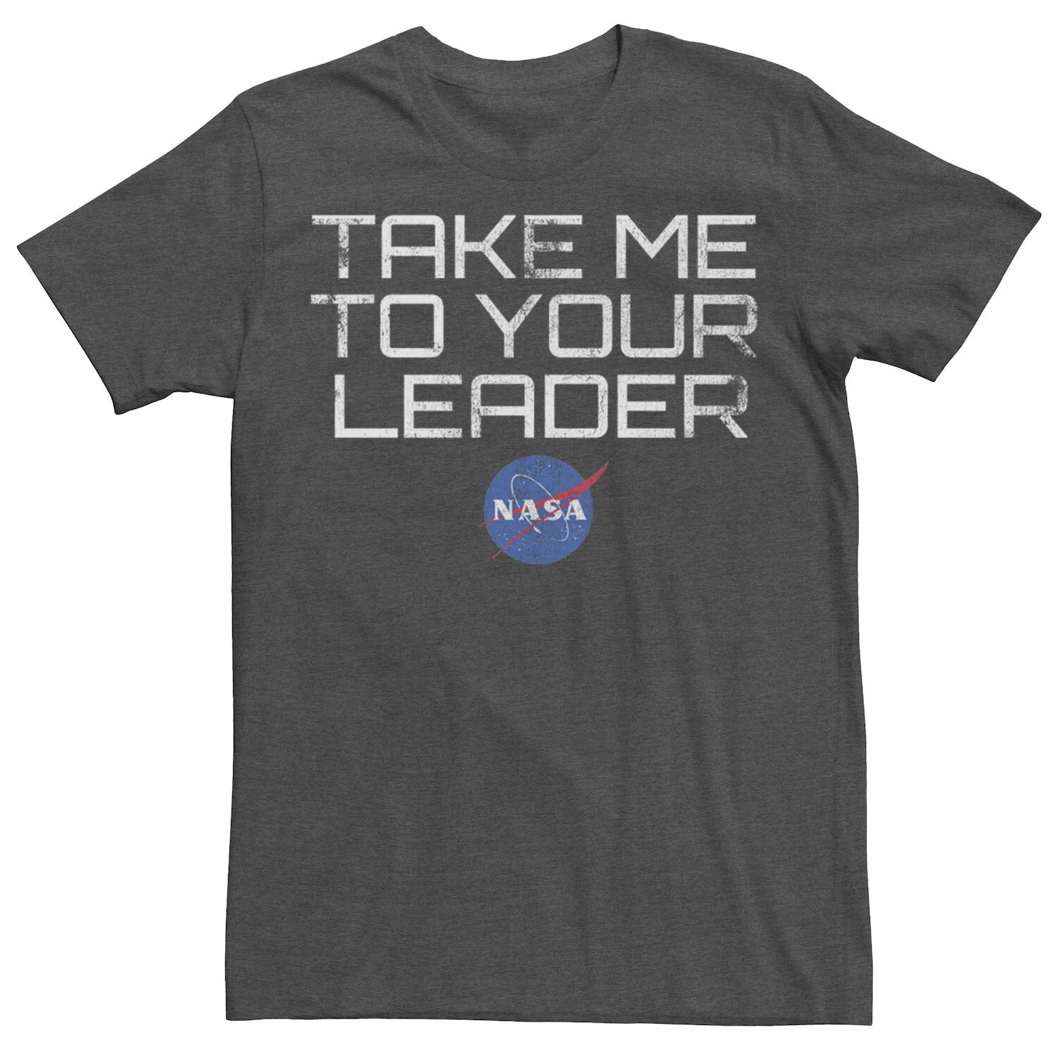 Мужская футболка NASA Take Me To Your Leader с графическим рисунком Licensed Character
Мужская футболка NASA Take Me To Your Leader с графическим рисунком Licensed Character