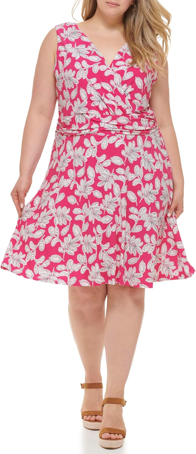Женское платье Tommy Hilfiger без рукавов с вырезом-сюрпризом и расклешенным лифом, Hot Pink Multi
Женское платье Tommy Hilfiger без рукавов с вырезом-сюрпризом и расклешенным лифом, Hot Pink Multi