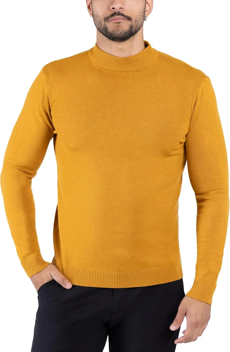 Мужской свитер X RAY с воротником-стойкой, мягкий и облегающий
Мужской свитер X RAY с воротником-стойкой, мягкий и облегающий