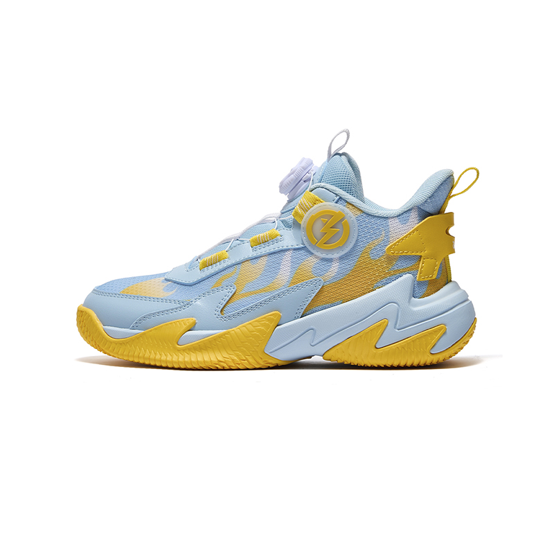 361°KIDS Износостойкие, легкие, амортизирующие детские баскетбольные кроссовки желто-синего цвета для подростков
361°KIDS Износостойкие, легкие, амортизирующие детские баскетбольные кроссовки желто-синего цвета для подростков