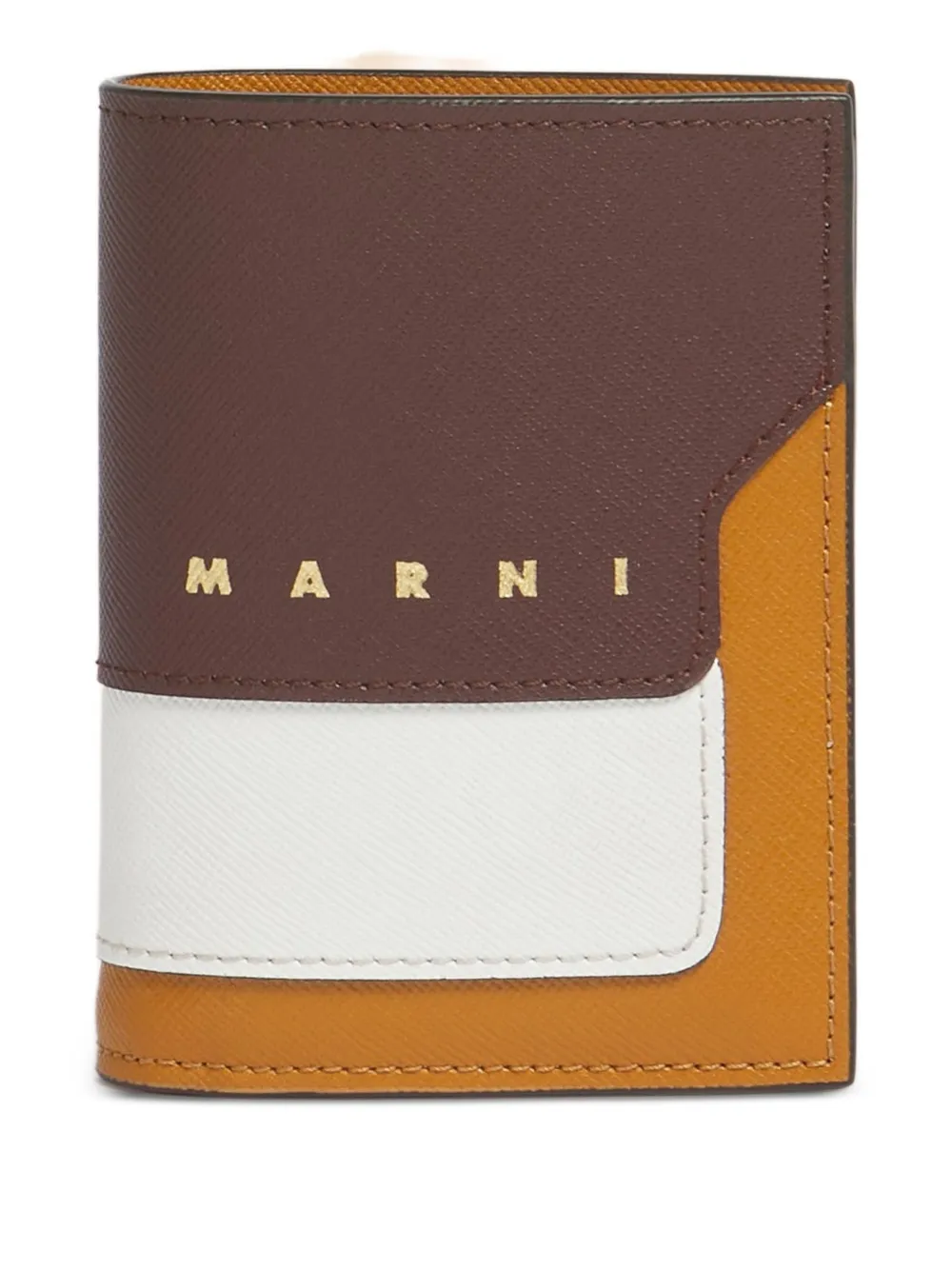 Кошелек с цветными блоками Marni, коричневый
Кошелек с цветными блоками Marni, коричневый