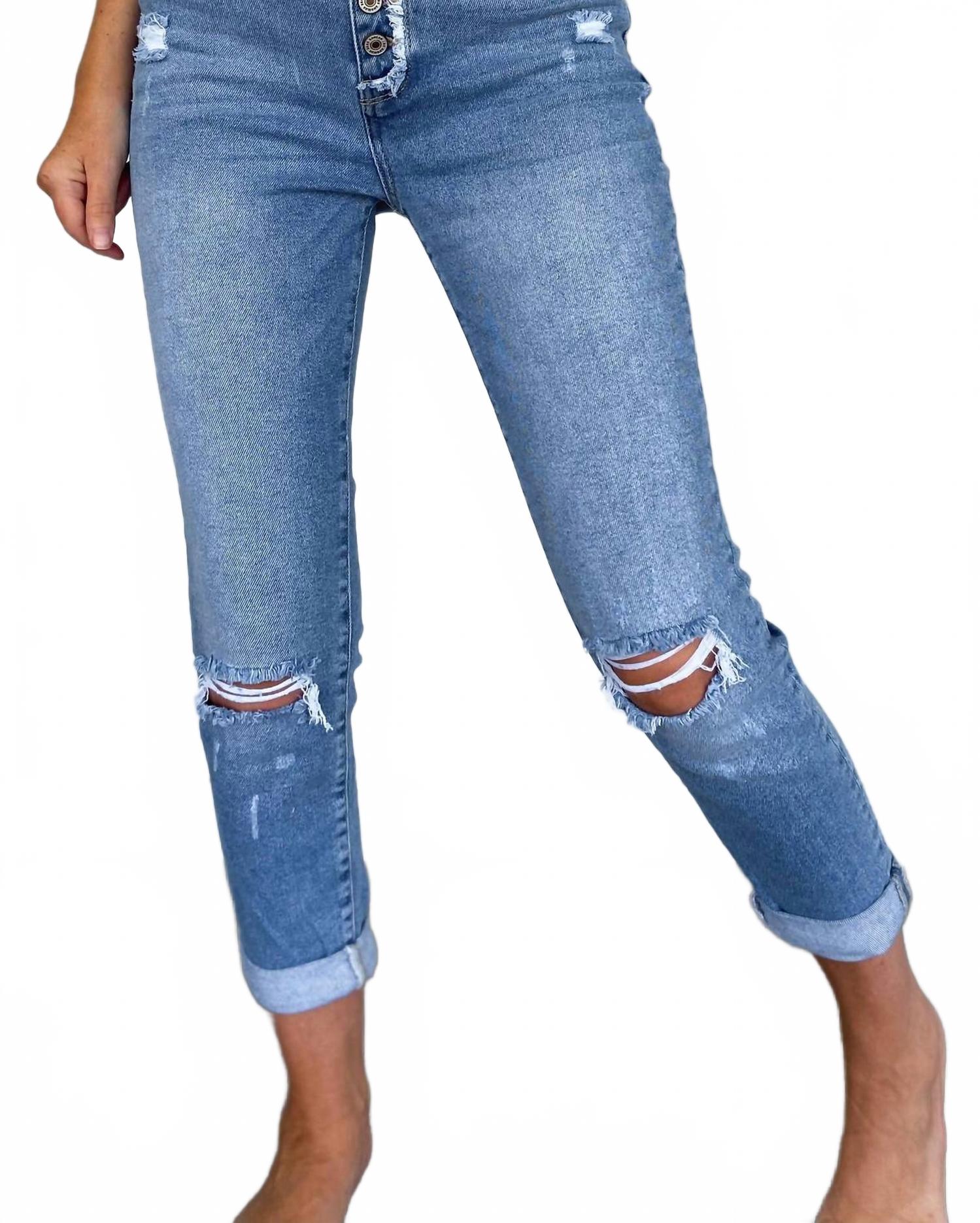 Серена зауженные джинсы-мамы с высокой посадкой в светло-голубом KanCan
Серена зауженные джинсы-мамы с высокой посадкой в светло-голубом KanCan