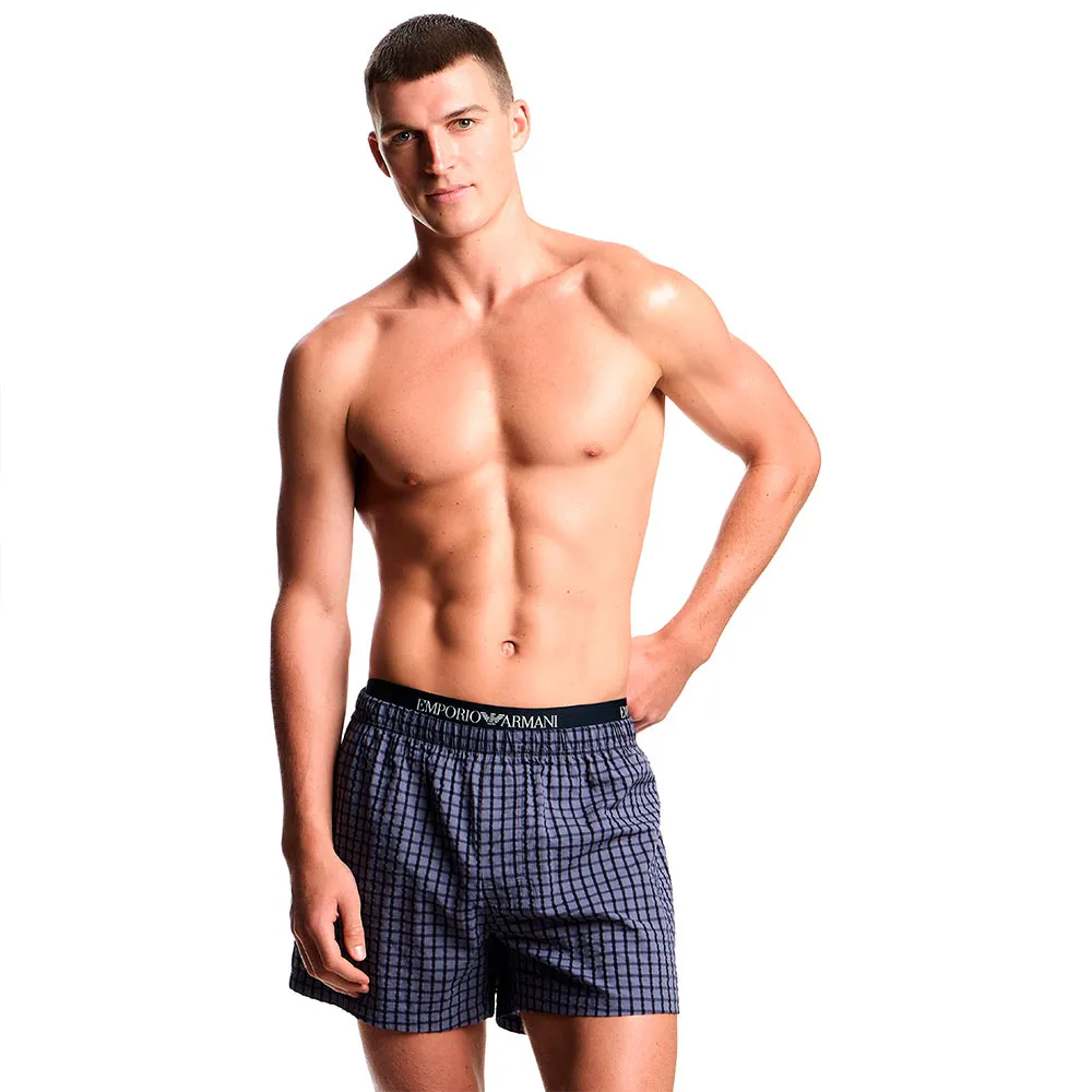 Боксеры Emporio Armani Yarn Dyed Woven, синий
Боксеры Emporio Armani Yarn Dyed Woven, синий