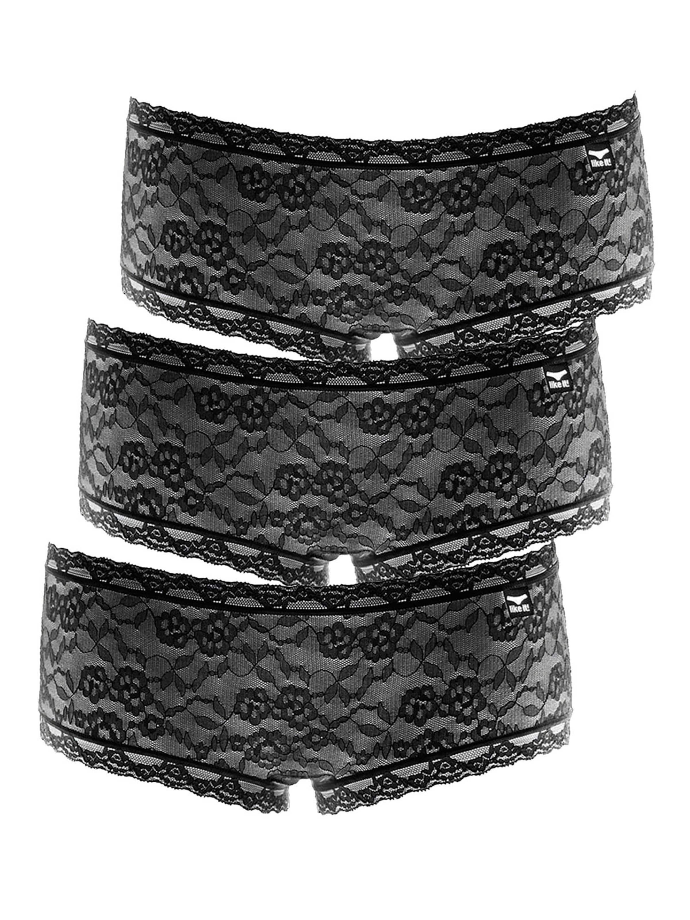 Like it! Трусы Boyshorts 'Lisa' в черном цвете
Like it! Трусы Boyshorts 'Lisa' в черном цвете