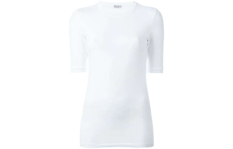 Футболка с коротким рукавом и круглым вырезом Brunello Cucinelli, белый
Футболка с коротким рукавом и круглым вырезом Brunello Cucinelli, белый