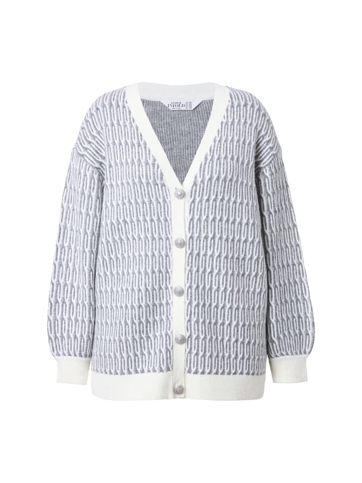 Кардиган серого меланжа Studio Untold
Кардиган серого меланжа Studio Untold