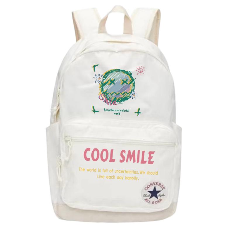 Converse Полиэстеровый рюкзак обычный унисекс белый, Smile
Converse Полиэстеровый рюкзак обычный унисекс белый, Smile