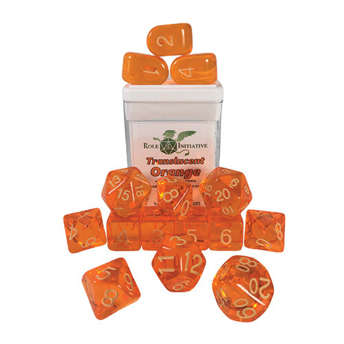 Аксессуары Role 4 Initiative R4I Dice w/ Arch'd4: Translucent - Orange w/ Light Orange (15)
Аксессуары Role 4 Initiative R4I Dice w/ Arch'd4: Translucent - Orange w/ Light Orange (15)