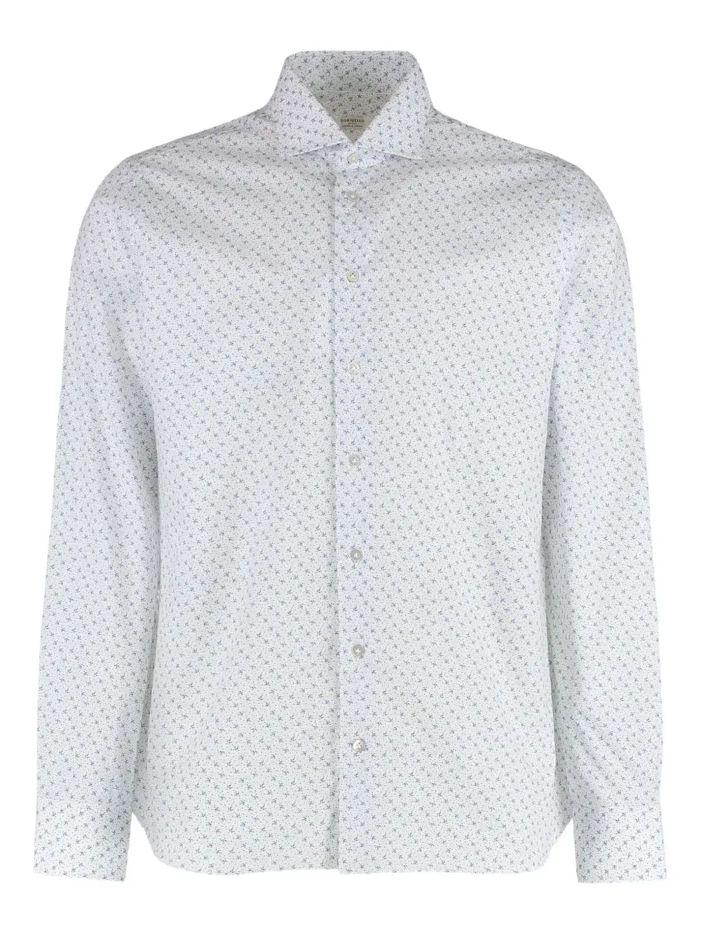 Рубашка из хлопка с набивным рисунком BORRIELLO NAPOLI, белый
Рубашка из хлопка с набивным рисунком BORRIELLO NAPOLI, белый