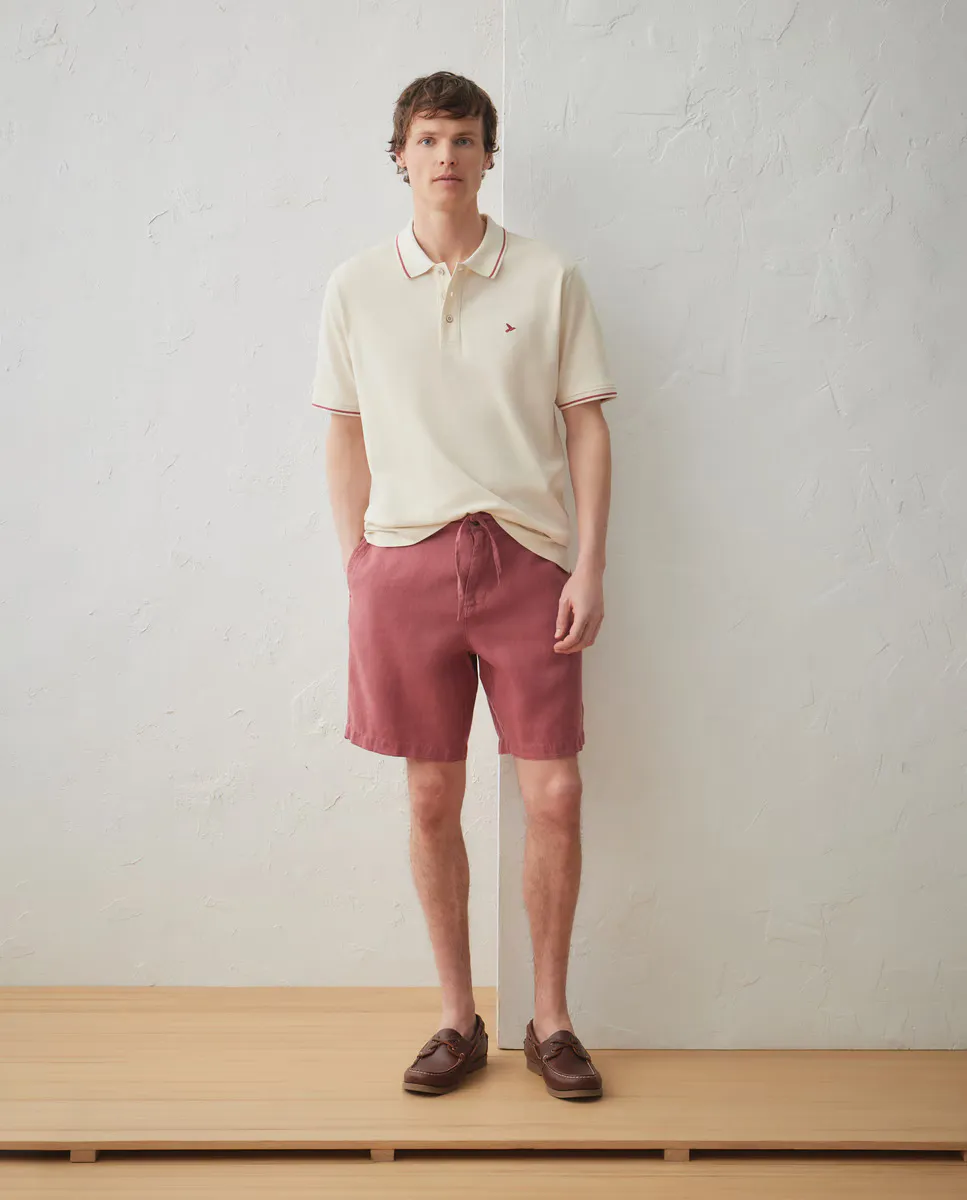 Мужские льняные шорты-бермуды Lloyd's, красный
Мужские льняные шорты-бермуды Lloyd's, красный