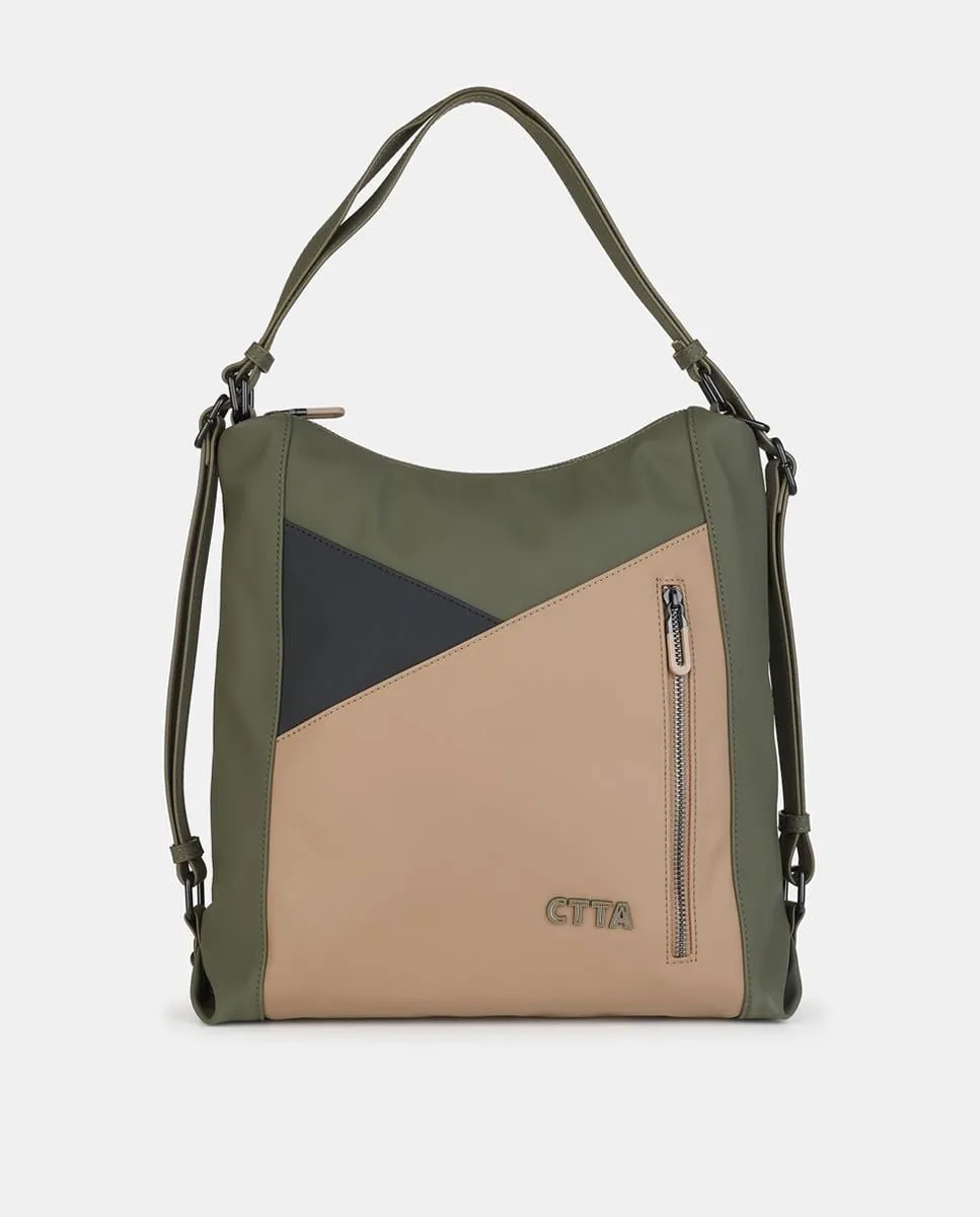 Сумка-рюкзак на молнии Caminatta, хаки
Сумка-рюкзак на молнии Caminatta, хаки