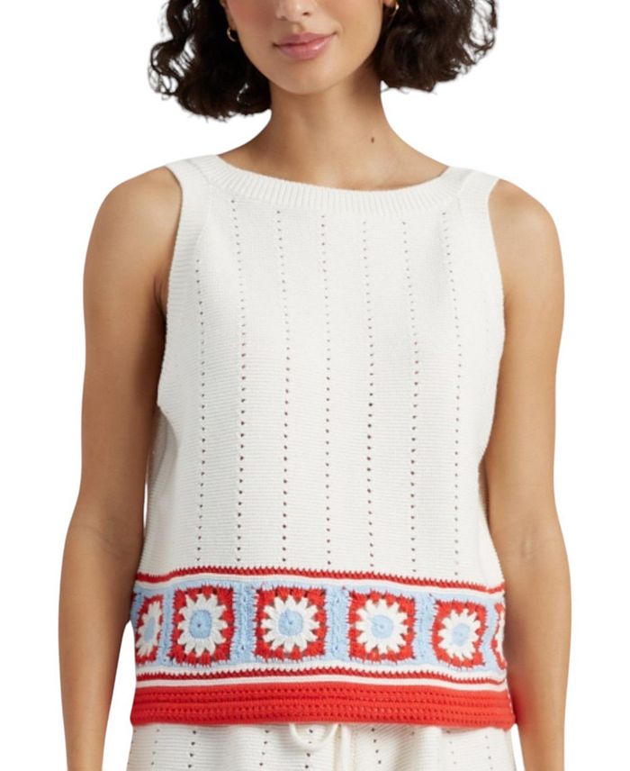 Женский хлопковый жилет ручной вязки Chinti & Parker, красный
Женский хлопковый жилет ручной вязки Chinti & Parker, красный