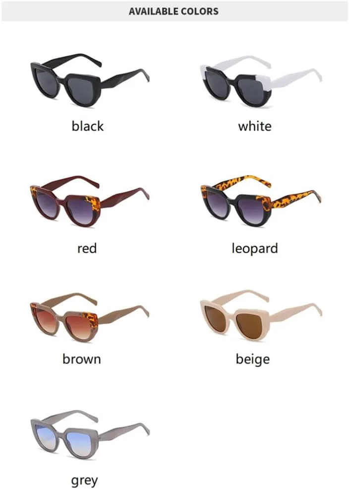 Солнцезащитные очки «кошачий глаз» для женщин и мужчин, винтажные дизайнерские солнцезащитные очки, модные женские очки с защитой от УФ-излучения UV400 SZVVBKK, Red
Солнцезащитные очки «кошачий глаз» для женщин и мужчин, винтажные дизайнерские солнцезащитные очки, модные женские очки с защитой от УФ-излучения UV400 SZVVBKK, Red