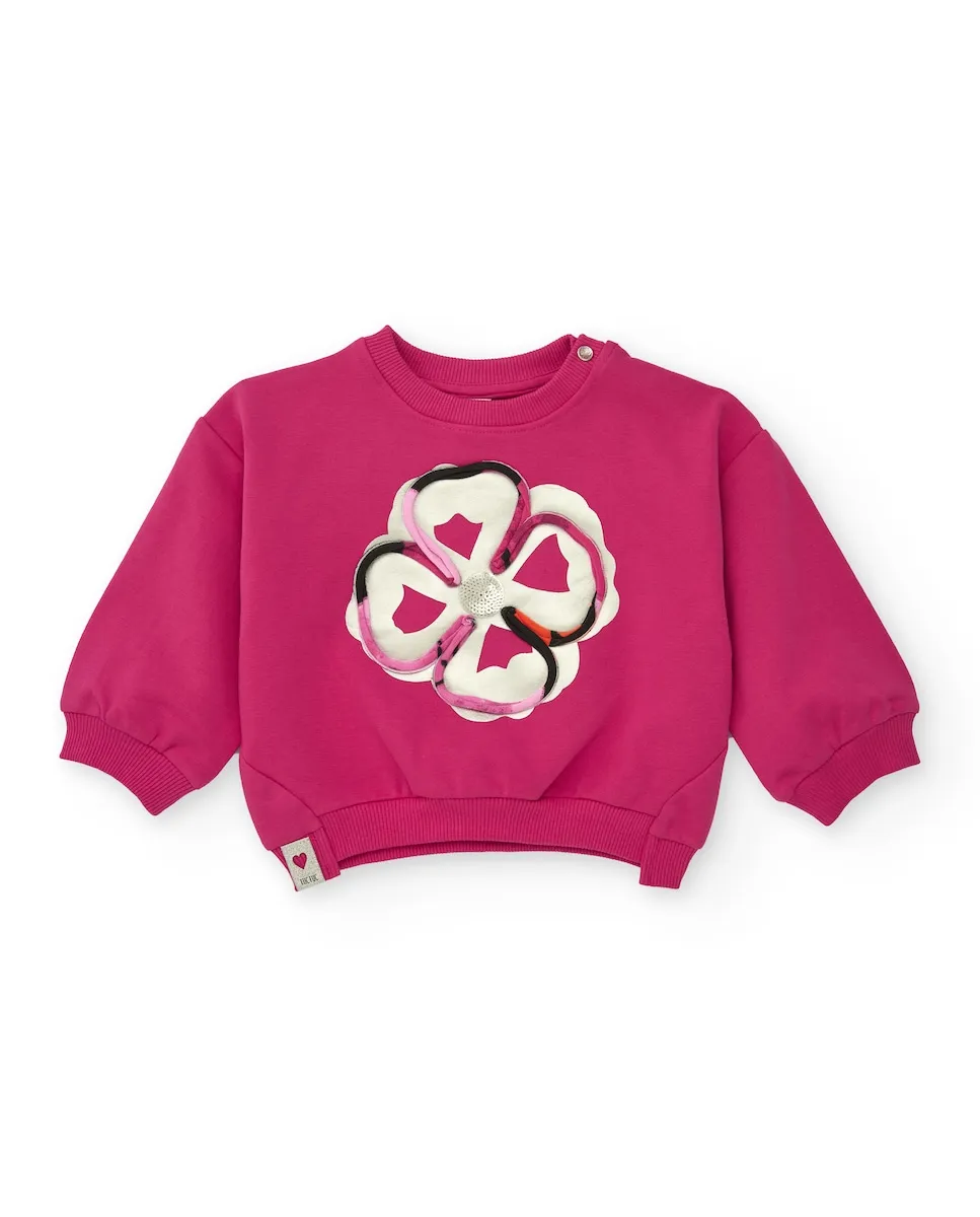 Детская толстовка фуксия с цветочным принтом Tuc tuc, розовый
Детская толстовка фуксия с цветочным принтом Tuc tuc, розовый
