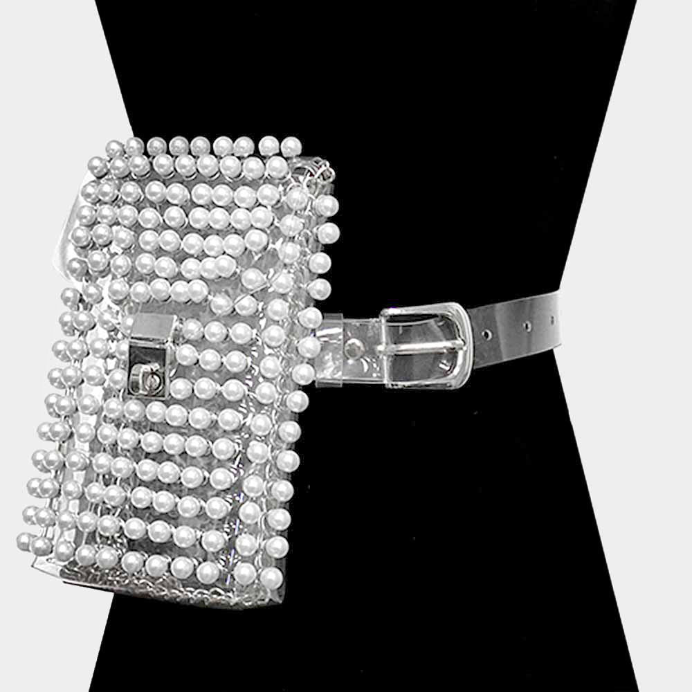 Жемчужный прозрачный поясная сумка FASHNZFAB, белый
Жемчужный прозрачный поясная сумка FASHNZFAB, белый