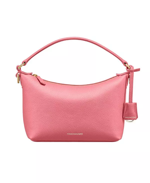 Мягкая кожаная сумка-хобо Maison De Sabré, розовый
Мягкая кожаная сумка-хобо Maison De Sabré, розовый
