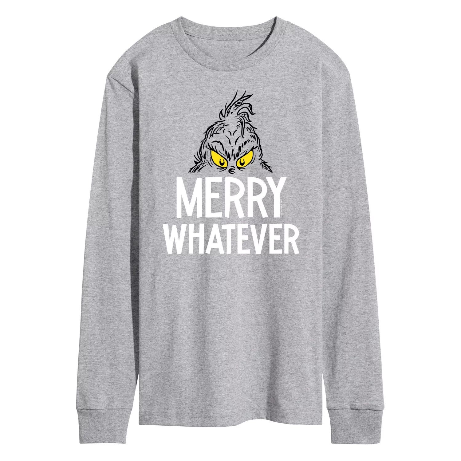 Мужская футболка Dr. Seuss Grinch Merry What с длинными рукавами Licensed Character
Мужская футболка Dr. Seuss Grinch Merry What с длинными рукавами Licensed Character