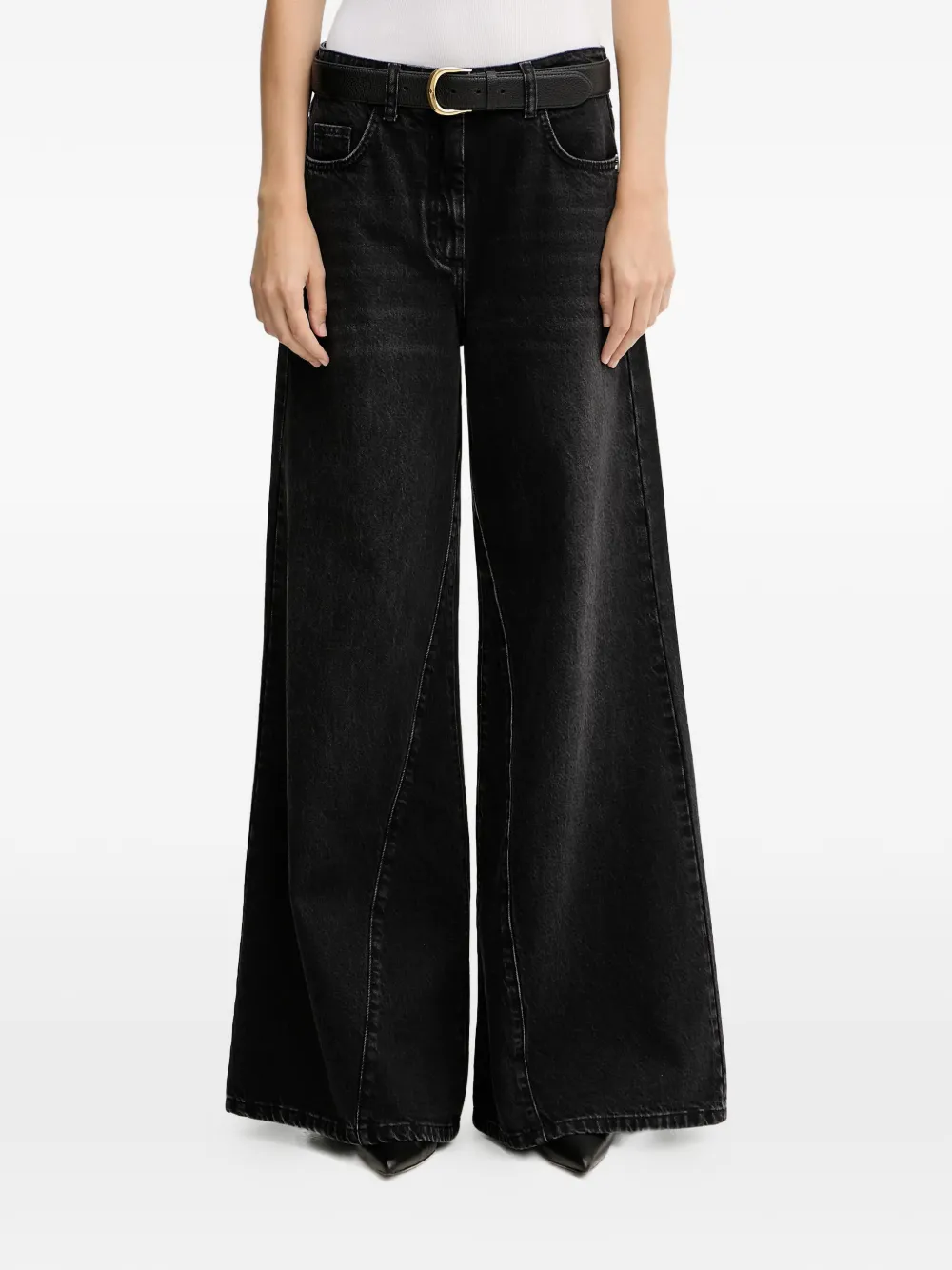 Джинсы с карманами Patrizia Pepe, черный
Джинсы с карманами Patrizia Pepe, черный