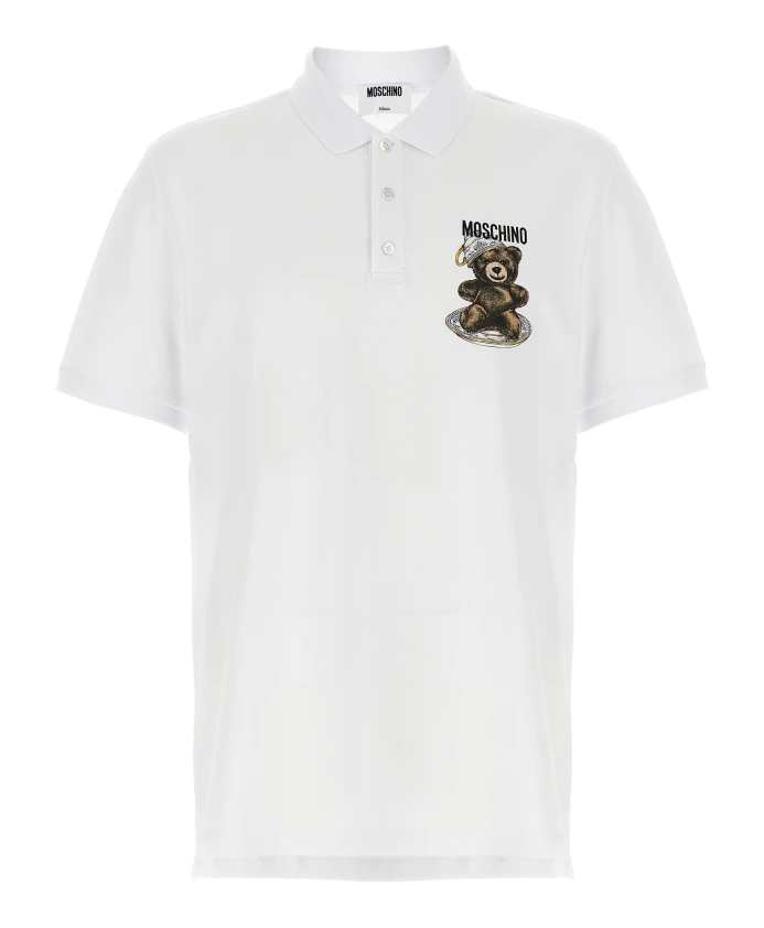 Рубашка-Поло Press Moschino, белый
Рубашка-Поло Press Moschino, белый