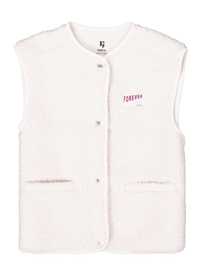 Garcia Жилет из плюшевого флиса кремового цвета
Garcia Жилет из плюшевого флиса кремового цвета